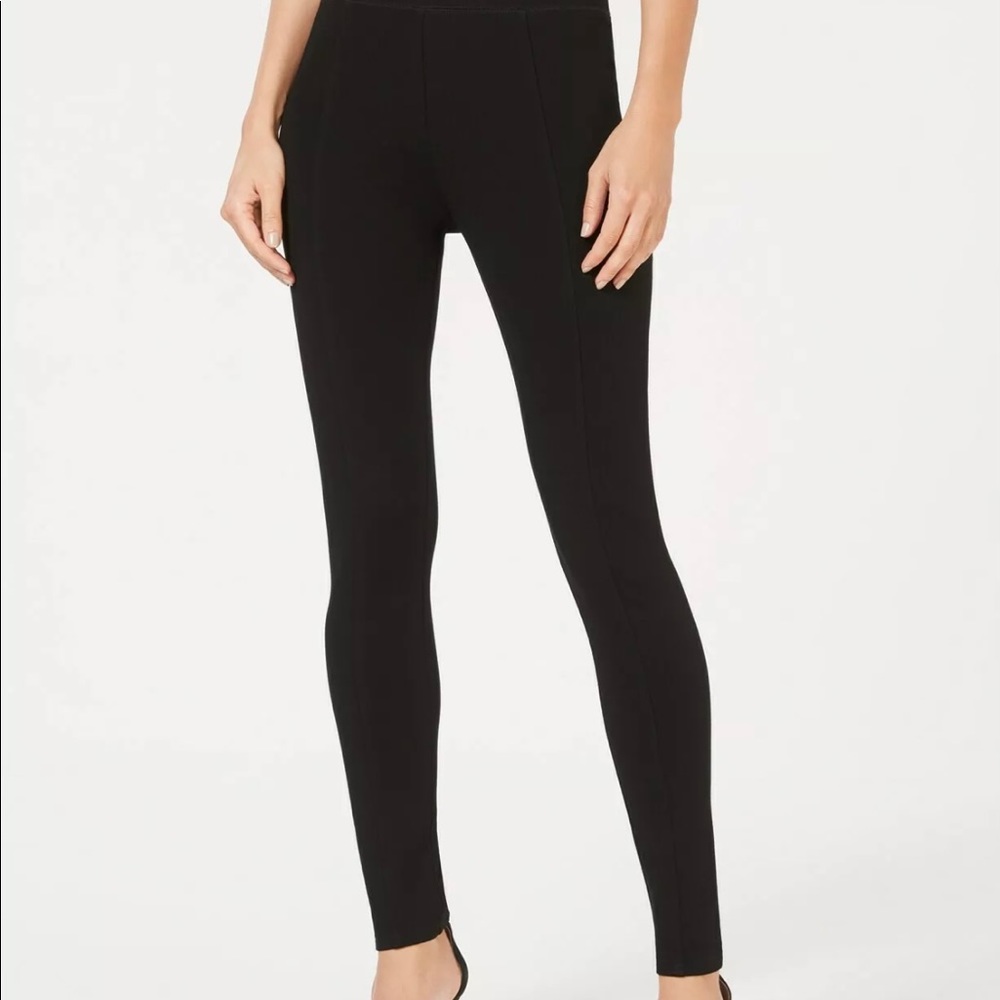 INC Women's Seamed Pull-On Ponte Skinny Pants 16